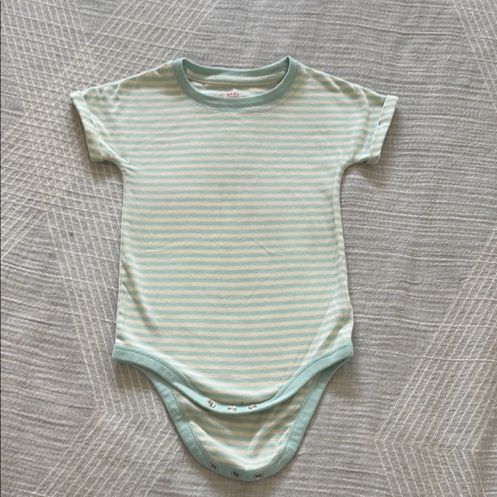 Cat & Jack baby 18 months Striped Green Kids One Piece